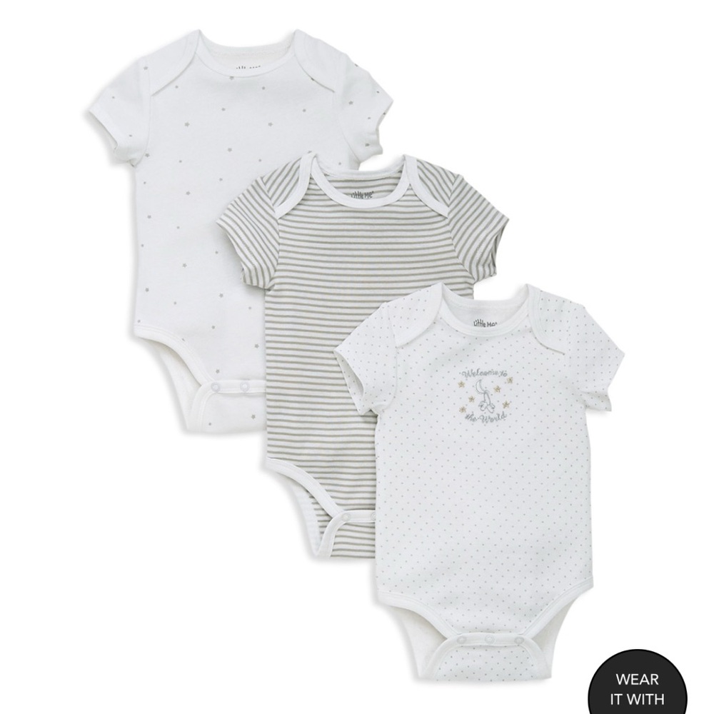 🌟3 for $19🌟 NWT Welcome World Bodysuit, 3 Pack